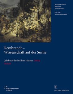 omslag 2009 Rembrandt-Wissenschaft